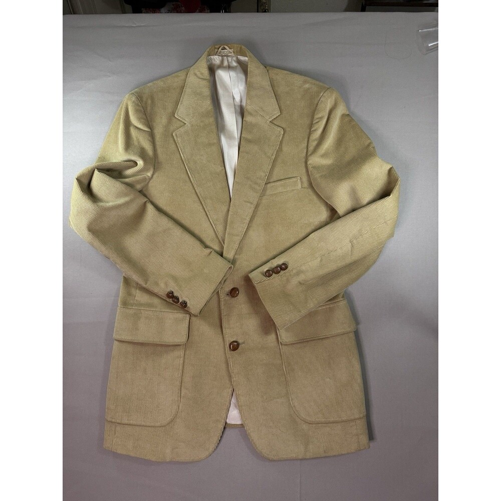 Vintage Austin Manor Sport Coat Blazer Corduroy Jacket Mens 40R
